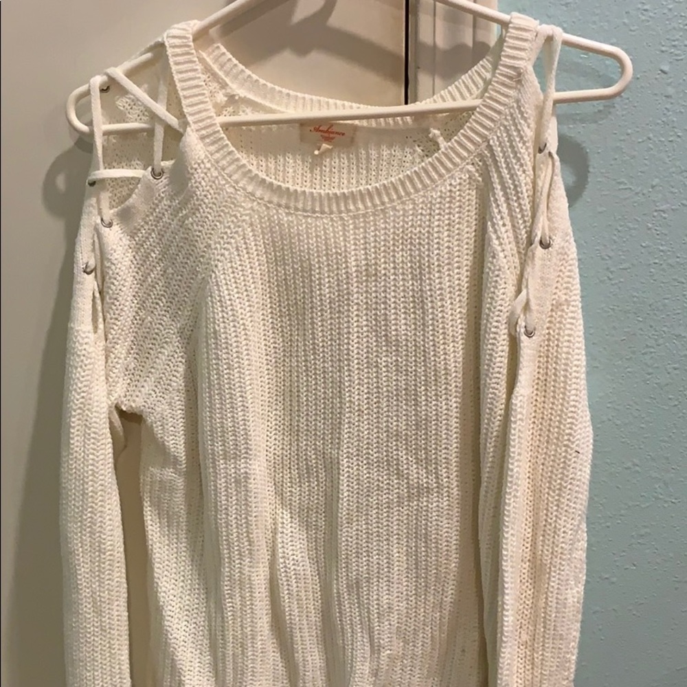 White sweater